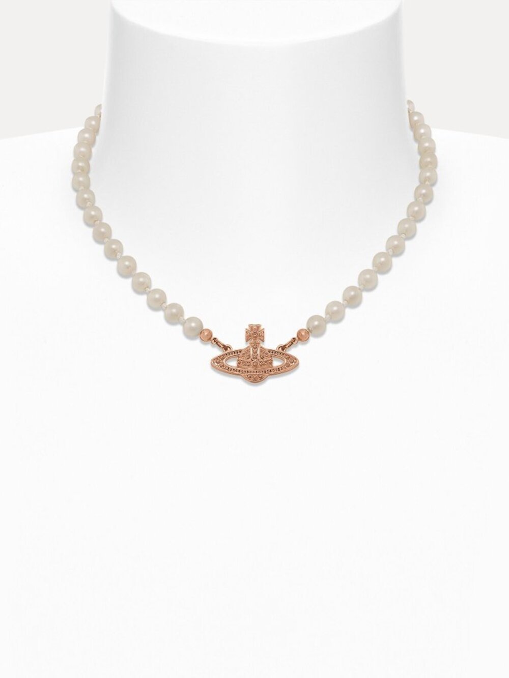 Vivienne Westwood Mini Bas Relief Pearl Choker